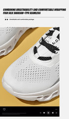Men's Running Shoes Luxury Lightweight Athletic Gym Sneakers Non-Slip Cushioning Sports Shoes Outdoor Travel Walking Shoes