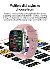 2025 New Health Glance ECG AI Diagnosis Smart Watches Men Heart Rate Blood Pressure IP68 Waterproof Smartwatches For HUAWEI IOS