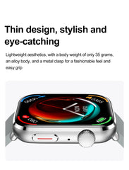 2025 New Health Smart Watch Men 1.85" Ultra HD Screen Heart Rate Temperature Watches BT Call Sports Smart Bracelet Women For IOS