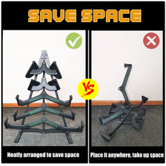 Detachable Floor/Wall Style Fitness Equipment Accessories Handle Placement Rack Gym Resistance Belt Storage Rack Space Saving