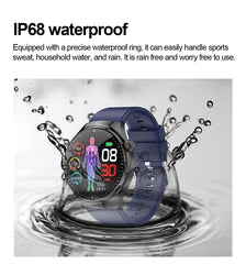 New health monitoring Smart Watch physical examination Health Wacth Blood pressure ECG+PPG Sport Call Smartwatch For Android iOS