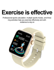 2025 New Health Smart Watch Men 1.85" Ultra HD Screen Heart Rate Temperature Watches BT Call Sports Smart Bracelet Women For IOS