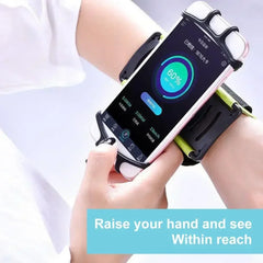 360° Removable Armbands Detachable Phone Holder Motorcycle Outdoor Sports Bike Cycling Armband Running Wristband Phone Holder