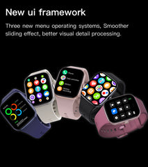 2025 New HD AMOLED Health Monitoring Smartwatch Men IP68 Waterproof Smart Notifications Voice Assistant Women Men Smart Watch