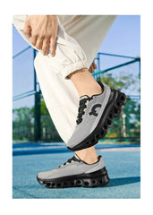 Men's Running Shoes Luxury Lightweight Athletic Gym Sneakers Non-Slip Cushioning Sports Shoes Outdoor Travel Walking Shoes