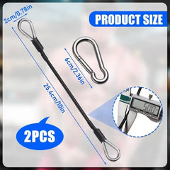 Gym Cable Extension For Home Gym Accessories For Tricep Pull Down And Leg Extensions Machine Fitness Rally Rope 1/2pcs