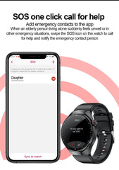 New health monitoring Smart Watch physical examination Health Wacth Blood pressure ECG+PPG Sport Call Smartwatch For Android iOS